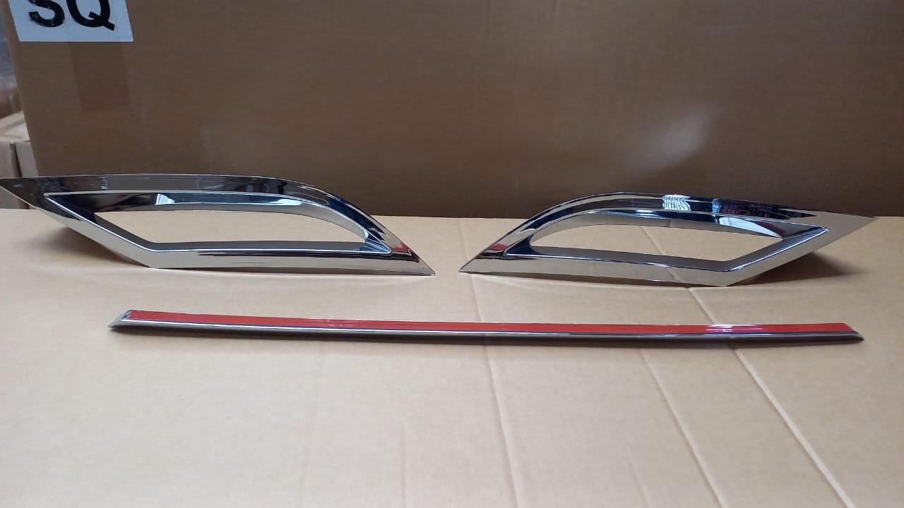 Polo 8/AW Rear Chrome Bumper Trims
