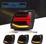 Black Polo 6 LED Sequential Taillights